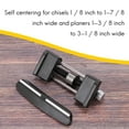 thumbnail image 4 of Honing Guide and Angle Tool Set - Chisel Sharpening Jig & Knife Sharpener Angle Tool Kit for Knives and Wood Chisels,1 * honing guide rail 1 * angle tool kit,black & silver, 4 of 8