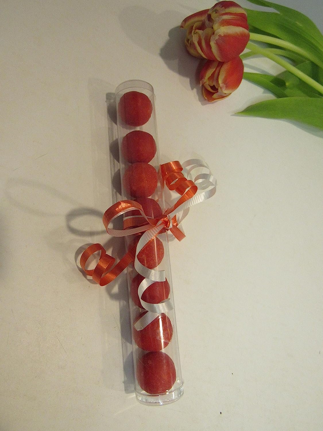 10 Pcs Clear Gumball Tubes Fits Jumbo 1" Gumballs! Ideal for Party