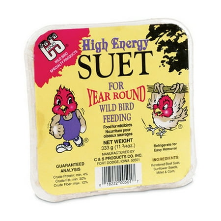 C&S 12501 11 3/4 Ounce Suet Cake (Case of 12)