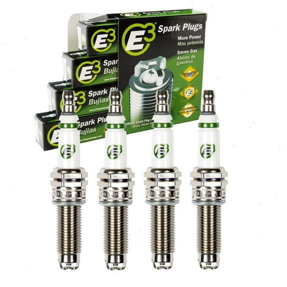 4 pc E3 Spark Plugs compatible with Kia Forte 1.8L 2.0L L4 2014-2018