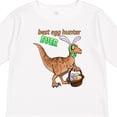 thumbnail image 4 of Inktastic Best Egg Hunter Ever Easter Dinosaur Boys or Girls Long Sleeve Toddler T-Shirt, 4 of 5
