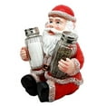 thumbnail image 4 of Christmas Jolly North Pole Santa Claus Glass Salt Pepper Shakers Holder Figurine, 4 of 4