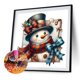 thumbnail image 5 of 5D DIY Con Cuentas Cuadradas Muñeco Nieve Navidad Del Arte 45x45cm, 5 of 8