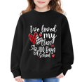 thumbnail image 6 of Ruyang 100 Days of School Sweatshirt Boys Girls Shirts Hearts 100th Day Tee Shirt School Days Pullover Tops Soft School 𝐔niform, 6 of 7