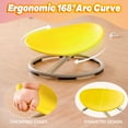 thumbnail image 6 of Robud Kids Sensory Swivel Chair, Autism Kids Swivel Chair with Non-Slip Design, Training Body Coordination, Oval Shape Wobble Chair, No Assembly (Yellow), 6 of 6