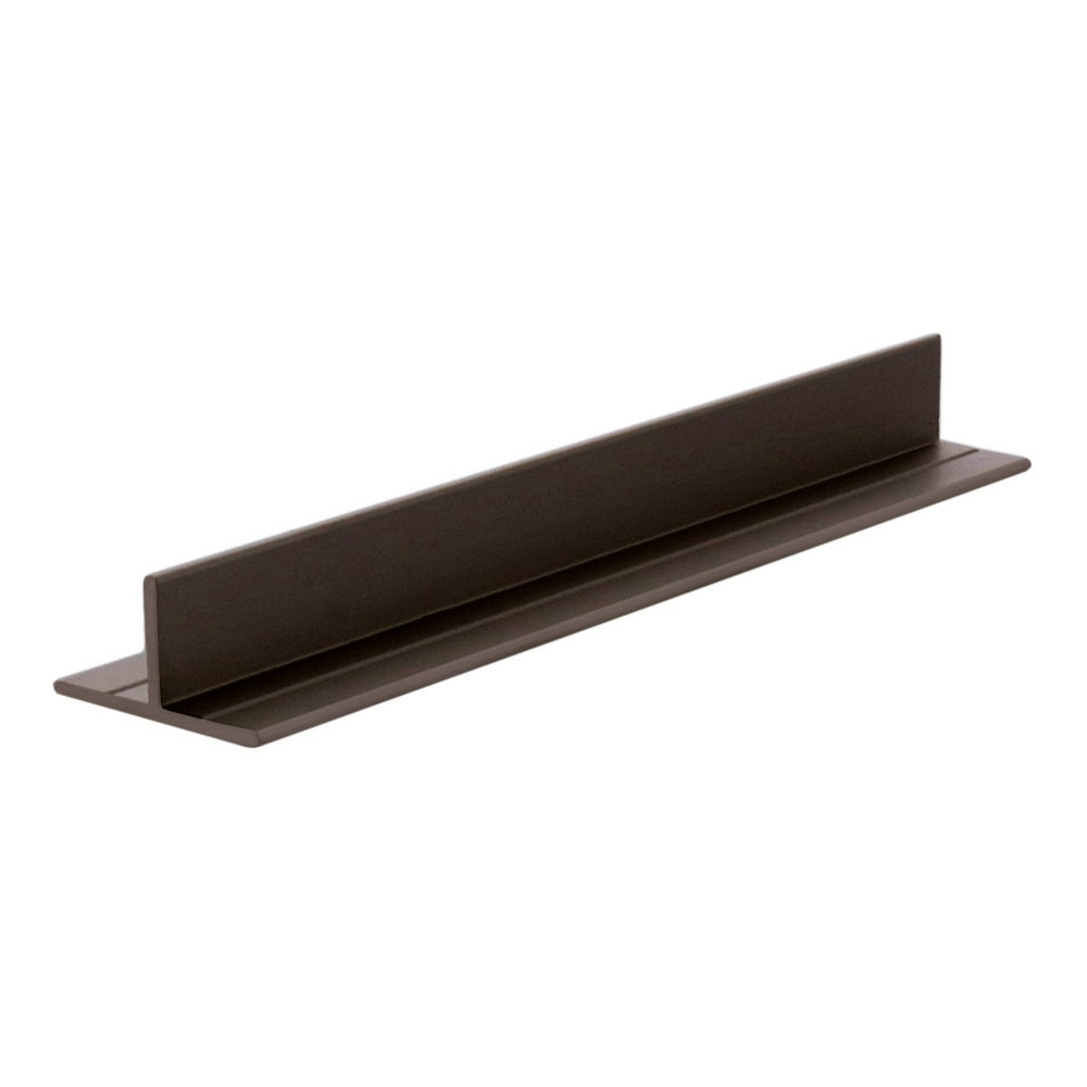 CRL D608DU Dark Bronze T Bar Aluminum Channel 144" Stock Length