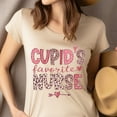 thumbnail image 4 of Cute Nurse Appreciation T-Shirt, Unisex Casual Heart and Arrow Tee, CarolinaBlue, Size M, 4 of 6