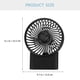 thumbnail image 2 of KAKOWELY Ventilador Portátil Negro Recargable USB Pequeño Y Para Cochecitos Uso Exterior, 2 of 7