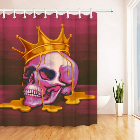 Skull Shower Curtain Set Horror, Skull Shower Curtain Sets