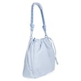 thumbnail image 2 of No Boundaries Women's Bungee Drawstring Bag, Blue Sky Stripe, 2 of 6