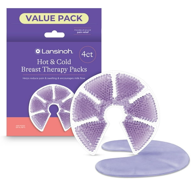 Packs de Terapia Mamaria Lansinoh Calor y Frío 4-Unidades