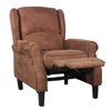 （30.7"Wx32.7Dx39.8"H) Faux Suede Vibrating Massage Chair w 2 Vibrating Nodes