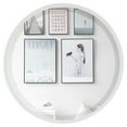 thumbnail image 5 of OVALCREST - London Framed Circle Mirror - Linen White 31 1/8" x 31 1/8", 5 of 7