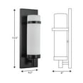 thumbnail image 5 of Hartwick Collection Black One-Light Wall Sconce, 5 of 16