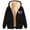 (Tpye 19)Black, variant on Otvok Women's Fleece Lined Zip Up Hoodie Jacket Cozy Warm Sweatshirt