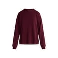 thumbnail image 6 of Joyspun Women's Fleece Drop Shoulder Sleep Top with Long Sleeves, Sizes XS-3X, 6 of 6