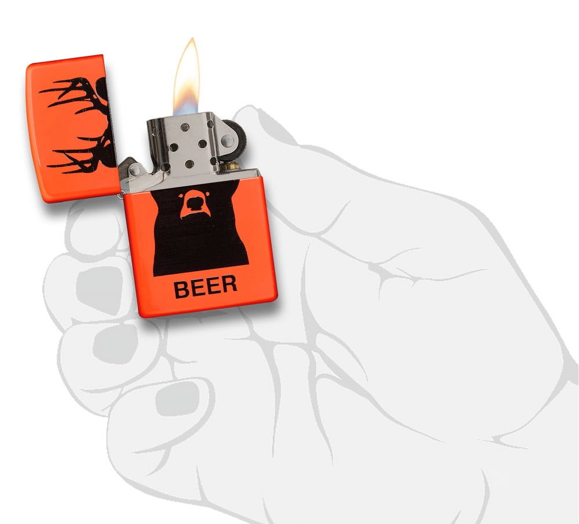 Zippo Beer Bear Windproof Lighter - Walmart.com