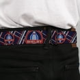 thumbnail image 4 of Carroll Shelby Belt, Seatbelt Buckle Belt, Shelby Cobra Plaid X Navy Gray Red, 34 to 52 Inches, 4 of 9