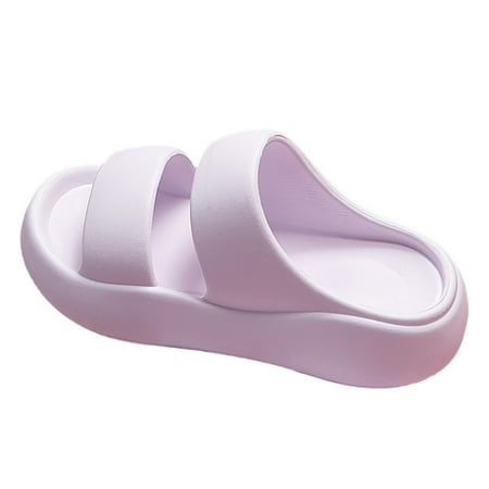 

New Thick Sole Slippers For Women Summer Couples Wearing Outside Trade Sports Slippers Outside The Beach Slippers