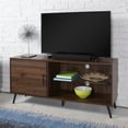 thumbnail image 2 of Meuble TV Mid-Century Modern 52 Pouces - Noyer Foncé, 2 of 6