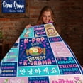 thumbnail image 2 of Korean Drama Gifts Flannel Blanket for K Drama and K Pop Lovers Korean Gifts for Women 50x60 Korean Blanket Birthday Movie Nights K Drama Watching Blanket, 2 of 6