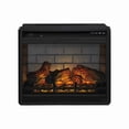 thumbnail image 2 of Benjara BM227444 23.75 in. Metal Fireplace Inset with 7 Level Temperature Setting, Black, 2 of 3