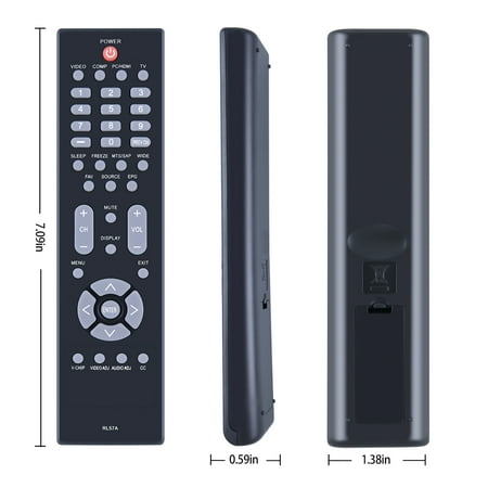New RL57A Replacement Remote Control fit For AOC LCD TV L19W461 L19W961 L22W931 L32wa91 L32WB81 L47H861 LC32D1320 LC32W033 LC42D1320 LE19W037 LE22H037 LE24H037 LE24H138 LE26W154 LE32D1440/20