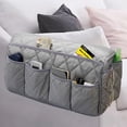 thumbnail image 1 of Organizador para sillón Caddy MEHIDFY, impermeable, para sofá, reposabrazos, gris, 1 of 7