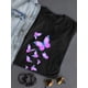 thumbnail image 3 of Playera Para Mujer - Mariposas En Vuelo Smartprints  T-shirt, 3 of 4