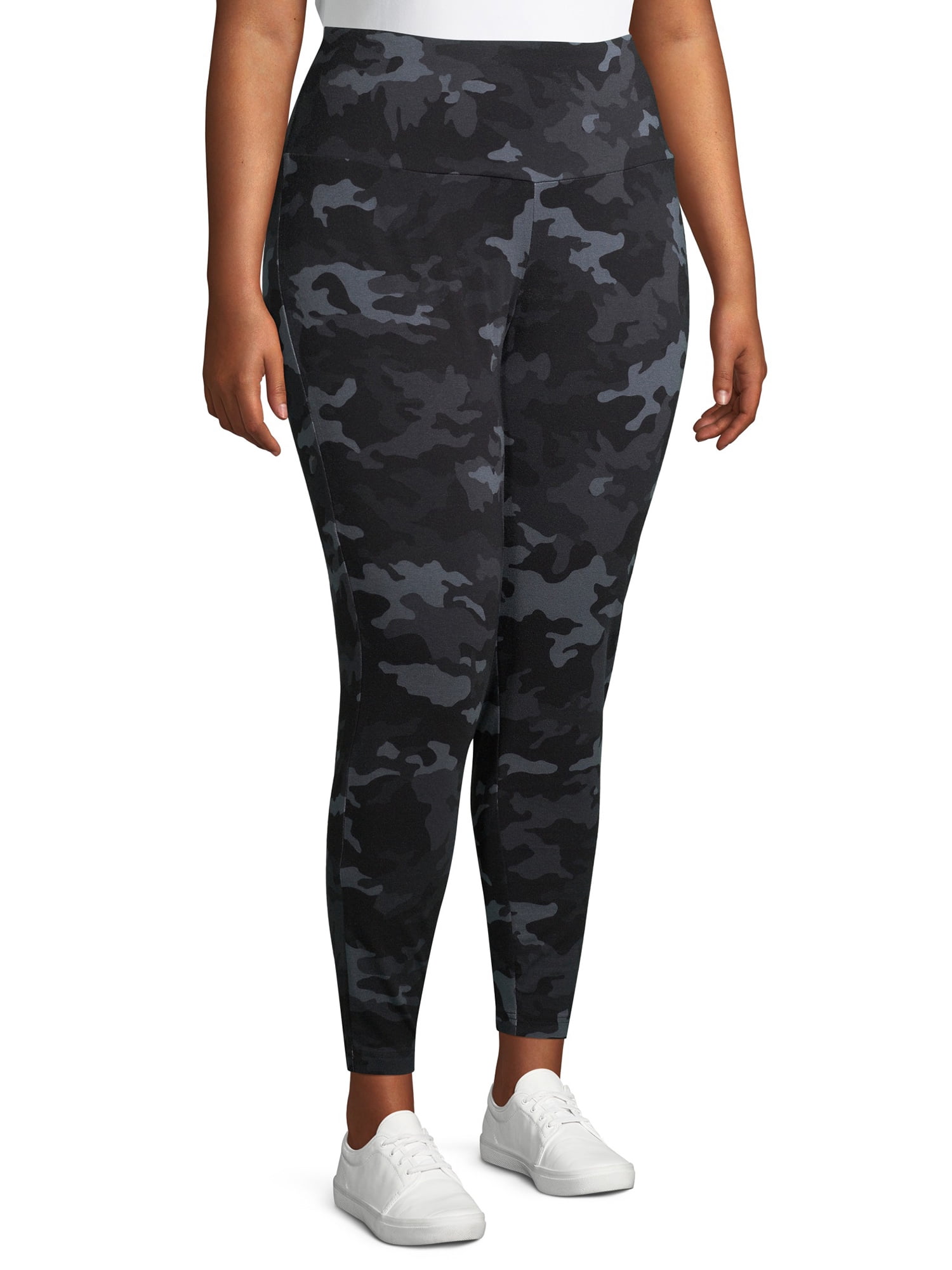 Terra & Sky Women's Plus Size High Waist Leggings