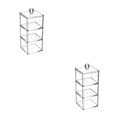 thumbnail image 3 of Wosthever Caja elegante de acrílico para almacenamiento, para mantener el escritorio organizado, caja de almacenamiento para cosméticos SF1183 SF1183 2Conjunto, 3 of 6