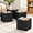 Black-13''- 4 Pack, variant on 11-inch Black Storcubes Leather Cube Organizer B4-pack