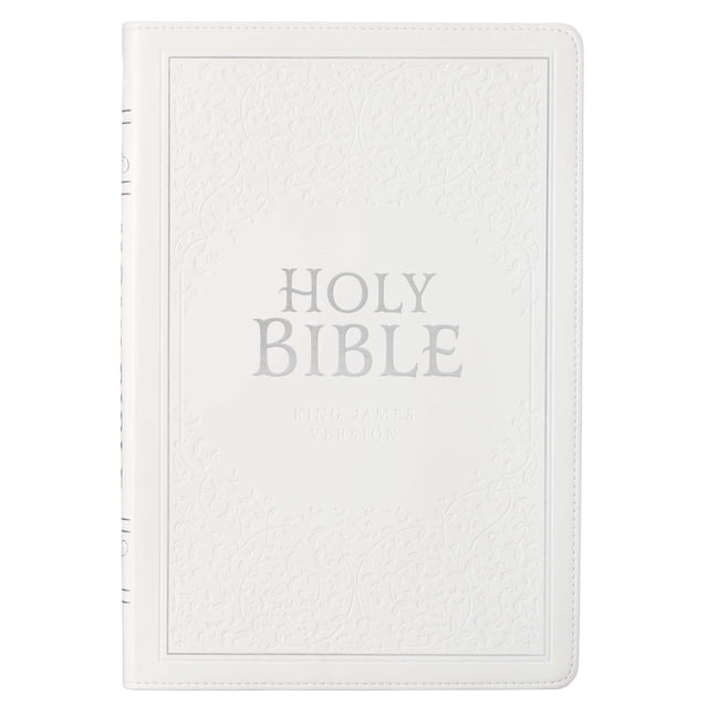 KJV Thinline White Wedding Bible (Other)(Large Print)
