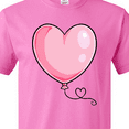 thumbnail image 4 of Inktastic Pink Balloon Heart T-Shirt, 4 of 5