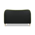 thumbnail image 6 of Jennifer Taylor Home Roman Curved Headboard Upholstered Platform Bed, Queen, Olive Green Performance Velvet, 6 of 8