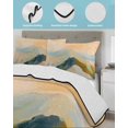 thumbnail image 3 of Twin XL Quilt Bedding Set, Mountain Reversible Summer Quilt 3 Pieces, Farmhouse Vintage Abstract Natural Scenery Lightweight Bedspreads Coverlets with 2 Pillow Shams for All Seasons, 3 of 5
