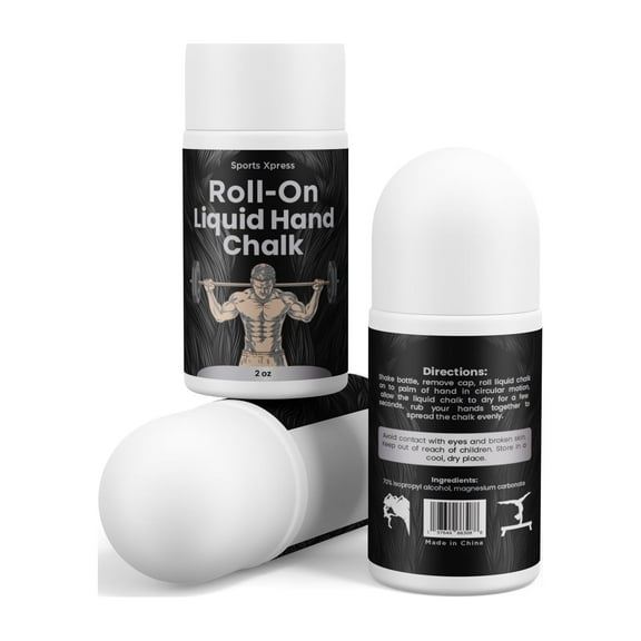 Roll-On Liquid Hand Chalk, Liquid Chalk, Gym Chalk, Weightlifting Chalk, Gymnastics Chalk, Pole Dancing Chalk, Rock Climbing Chalk, Cross-Fit Chalk