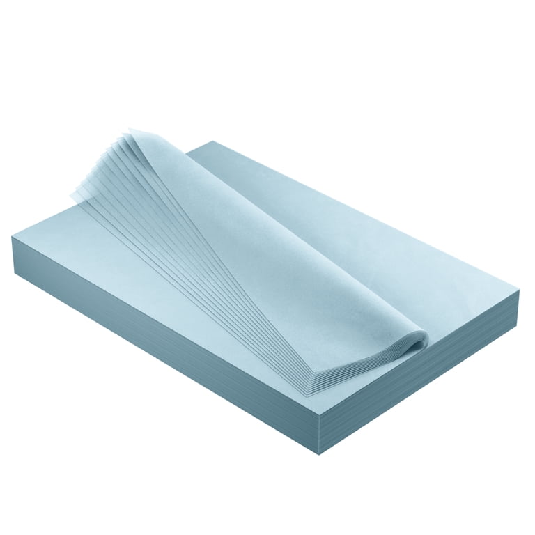 Crown Display Tissue Paper, 120 Sheets, 15" x 20", Light Blue photo 2