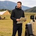thumbnail image 3 of Youthup Men's Water-Resistant Hooded Windbreaker Jacket - Lightweight Breathable Outerwear for Hiking & Urban Commuting | Spring/Fall, 3 of 15