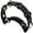 Black, variant on The Rhythm Tech Tambourine Black-Double Row Nickel Jingles