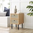 thumbnail image 2 of Nightstand Side End Table, Brown Oak, Wood, Bedroom Living, Modern Contemporary HB35724, 2 of 7