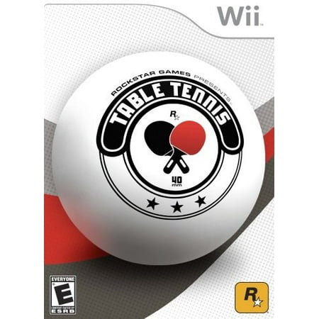 Rockstar Presents Table Tennis - Nintendo Wii, Rockstar Presents Table Tennis (Nintendo Wii) By Rockstar Games From (Best Table Tennis Game For Wii)