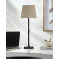 thumbnail image 5 of Livabliss Parcey Modern Buffet Table Lamp, 21-inch, Black with Grass Green Shade, 5 of 7