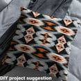 thumbnail image 2 of jejeloiu Vintage Aztec Fabric by the Yard 10 Yards,Boho Geometric Pattern Room Decor Fabric by the Yard,Orange Brown Sewing Fabric,Ultra Soft Home Decor, 2 of 6