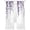 Purple, variant on Purple Eucalyptus Leaves Sheer Curtains 84 Inch Length 2 Panels Set, Watercolor Botanical Summer Voile Window Treatment Rod Pocket Curtains Sheers Drapes for Bedroom/Living Room/Kitchen 52"x84"x2