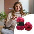 thumbnail image 5 of 50g Milk Soft Baby Wool Yarn | Colorful Hand Knitting & Crochet Acrylic Yarn | Soft Strong Lustrous Easy Care | for DIY Crafts Scarves Hats Sweaters | 1 Skein, 5 of 5