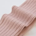 thumbnail image 5 of SGFCWSX Pantyhose for Girls Winter Cable Knit Leggings with Bow Kids Fleece Lined Warm Tights Pink Size 6 Years, 5 of 6