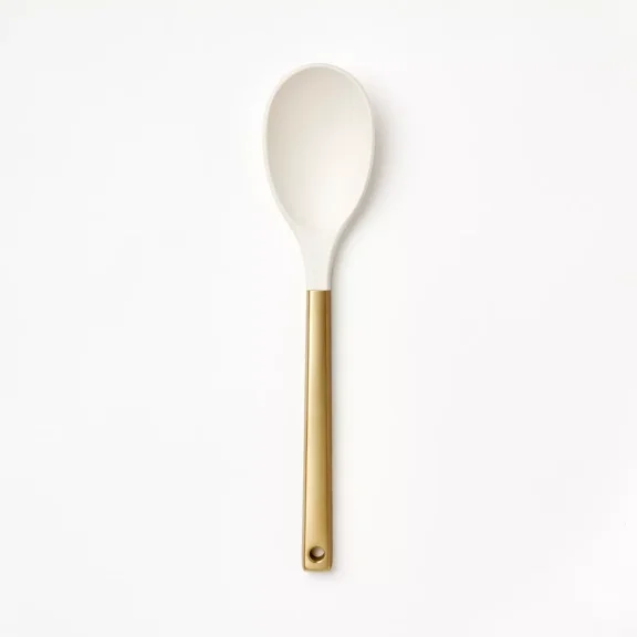 Stainless Steel and Nylon Solid Spoon