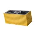 thumbnail image 1 of Rongfmy Porte-Stylo Conteneur d'Expédition Compact Multifonction Boîte de Rangement Jaune, 1 of 8