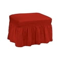 thumbnail image 4 of Sure Fit Cotton Duck Ottoman Slipcover, 4 of 5